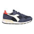 Фото #1 товара Diadora Trident 90 Ripstop Lace Up Mens Blue Sneakers Casual Shoes 178273-60031