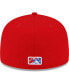ფოტო #5 პროდუქტის Men's Red Worcester Red Sox Copa De La Diversion 59FIFTY Fitted Hat