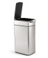 Фото #5 товара Brushed Stainless Steel 40 Liter Fingerprint Proof Slim Touch Bar Trash Can
