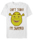 Фото #1 товара Shrek Men's Can't Today I'm Swamped Short Sleeve T-Shirt