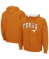 Фото #1 товара Men's Texas Orange Texas Longhorns Arch & Team Logo 3.0 Full-Zip Hoodie