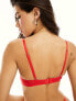 Фото #5 товара Ann Summers Valentines Lovers Lace non-padded plunge bra in red