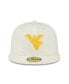 Фото #4 товара Men's White West Virginia Mountaineers Chrome Color Dim 59FIFTY Fitted Hat