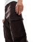 Фото #4 товара Wrangler Casey Jones workwear relaxed fit twill cargo trousers in brown