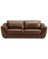 Фото #4 товара Jennard 91" Leather Sofa, Created for Macy's