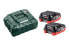 Фото #1 товара Metabo 685301000 - Battery & charger set - 4 Ah - 12 V - Metabo - Black,Green,Red - AC