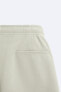 Soft textured bermuda shorts