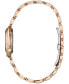 ფოტო #2 პროდუქტის Eco-Drive Women's Arcly Diamond (1/10 ct. t.w.) Rose Gold-Tone Stainless Steel Bracelet Watch 30mm