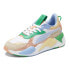 Фото #2 товара Puma RsX Fantasy Lace Up Womens White Sneakers Casual Shoes 39333701