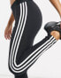 adidas Training Essential 3 Stripe leggings in black