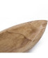 Фото #3 товара Wood Carved Boat Shaped Bowl Basket Rustic Display Tray