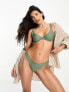 Rhythm classic hi cut bikini bottom in olive 40 - фото #1