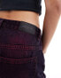 Фото #3 товара Monki Giga ultra loose fit low rise jeans in tinted washed purple overdye