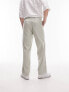 Фото #11 товара Topman wide leg suit trousers in light khaki