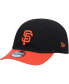ფოტო #1 პროდუქტის Infant Boys and Girls Black San Francisco Giants Team Color My First 9TWENTY Flex Hat