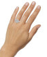 ფოტო #2 პროდუქტის Diamond Halo Beaded Double Halo Engagement Ring (7/8 ct. t.w.) in 14k White Gold