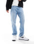 Фото #1 товара Tommy Jeans Ethan relaxed straight jeans in light wash