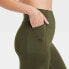 Фото #4 товара Women's Sculpt Motto Leggings 27" - All in Motion Olive Green Large L Stretch