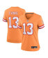 Фото #2 товара Women's Mike Evans Orange Tampa Bay Buccaneers Throwback Game Jersey