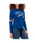 ფოტო #1 პროდუქტის Women's Royal Los Angeles Dodgers Formation Long Sleeve T-shirt