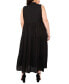 Фото #2 товара Plus Size Split-Neck Sleeveless Maxi Dress