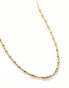 Neck On The Line lyra gold plated stainless steel necklace