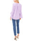 ფოტო #4 პროდუქტის Women's V-neck Flutter Sleeve Blouse