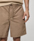 Фото #9 товара Men's Drawstring Bermuda Shorts