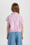 Kız Çocuk T-shirt B5063a8/pn444 Pınk