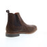 Фото #16 товара Bruno Magli Simon BM3SIMC0 Mens Brown Leather Slip On Chelsea Boots