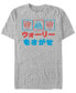 Фото #1 товара Where's Waldo Men's Kanji Logo Short Sleeve T-Shirt