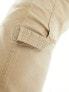 Hollister straight fit carpenter trousers in khaki beige