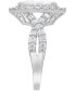 Фото #6 товара Кольцо Macy's Diamond Marquise Bridal Set in 14k White Gold