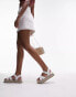 Фото #2 товара Topshop Jenna espadrille flat sandal in white