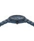 ფოტო #2 პროდუქტის Men's Swiss Automatic Blue Ceramic Bracelet Watch 43mm