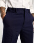 ASOS DESIGN slim suit trousers in navy