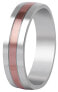Фото #1 товара Bicolor wedding ring made of steel SPP10