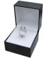 ფოტო #4 პროდუქტის Cubic Zirconia Halo Statement Ring in Sterling Silver