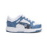 Puma Rebound Joy Lo Camo Lace Up Toddler Boys Blue, White Sneakers Casual Shoes