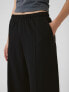 Фото #7 товара Wide-Leg Seamed Pull-On Pants