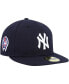 Фото #1 товара Men's Navy New York Yankees 9/11 Memorial Side Patch 59FIFTY Fitted Hat