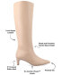 Фото #6 товара Women's Tullip Tru Comfort Foam Kitten Heel Pointed Toe Regular Calf Boots