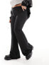 Фото #3 товара ASOS DESIGN Curve ponte flare trouser in black