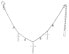 Silver necklace with crosses SVLN0143XH2BI40