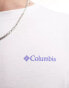 Columbia Unionville back print t-shirt in white Exclusive at ASOS