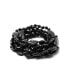 ფოტო #3 პროდუქტის Geometric Faceted Onyx Beads Endless Layering Long Warping Strand Necklace For Women 53 Inch