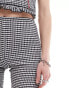 COLLUSION gingham capri trousers co-ord