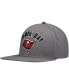 Men's Gray Tampa Bay Buccaneers Stacked Snapback Hat