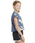 ფოტო #3 პროდუქტის Big Girls Cotton Stars Graphic T-Shirt