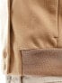 Hollister cropped wool bomber jacket in camel